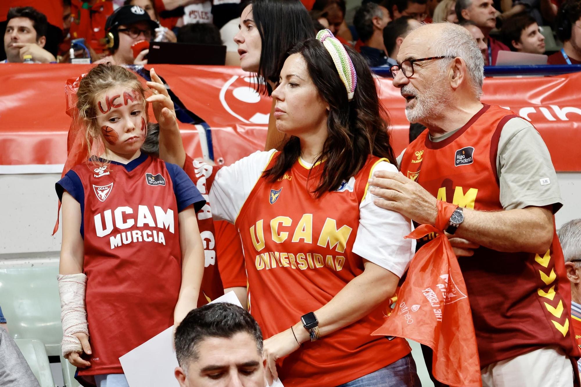 Las imágenes del cuarto partido de semifinales de la ACB entre el UCAM Murcia - Unicaja