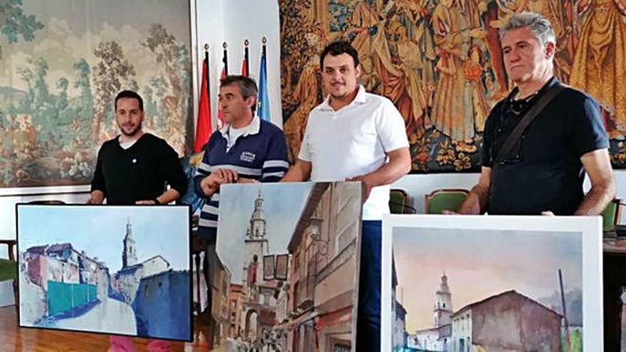 Raúl Gil, primer premio del concurso de pintura rápida dedicado al Arco del  Reloj - La Opinión de Zamora