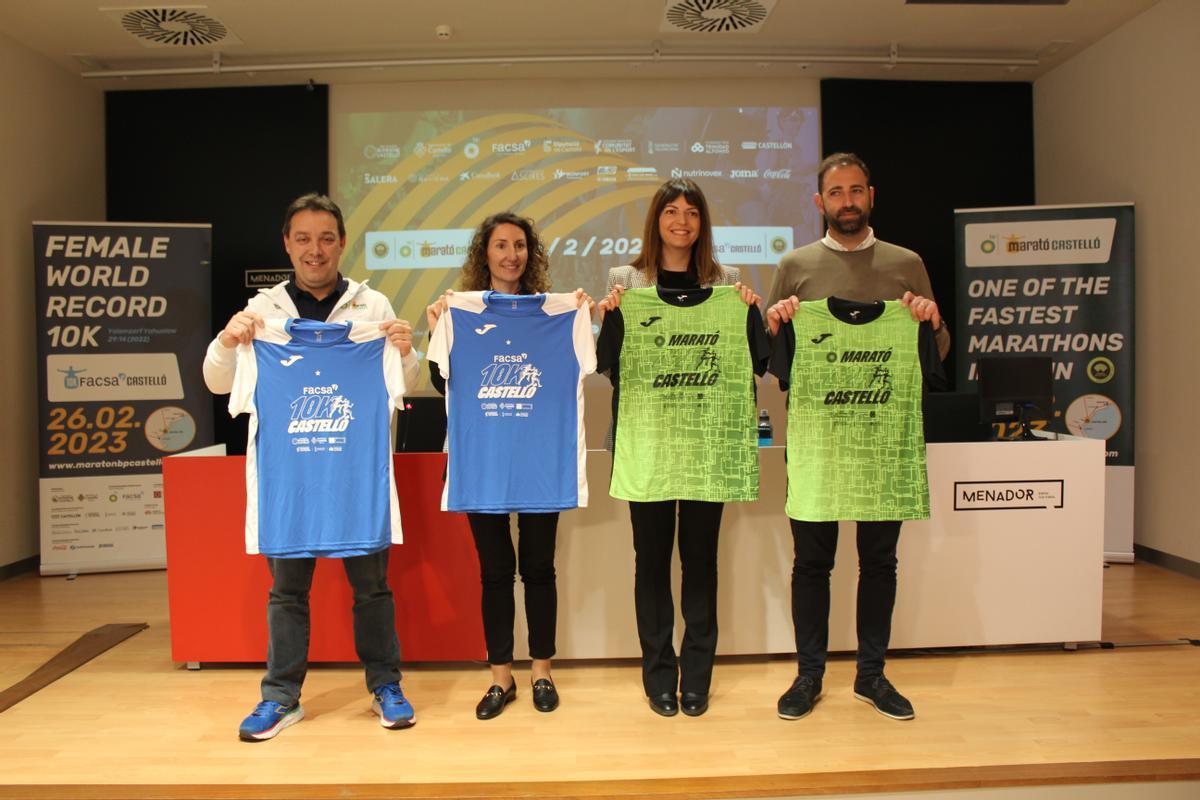 Así son las camisetas del Maratón y 10K Castelló