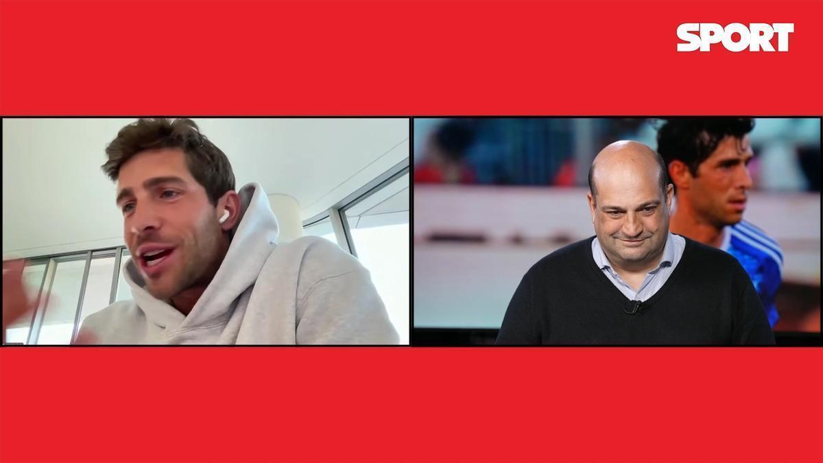 Sergi Roberto se moja: tiramisú o crema catalana