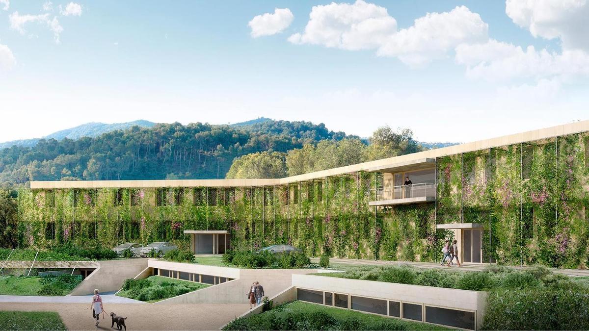 Imagen virtual del futuro Centro de Acogida de Animales de Compañía de Barcelona (CAAB) en Montcada i Reixac