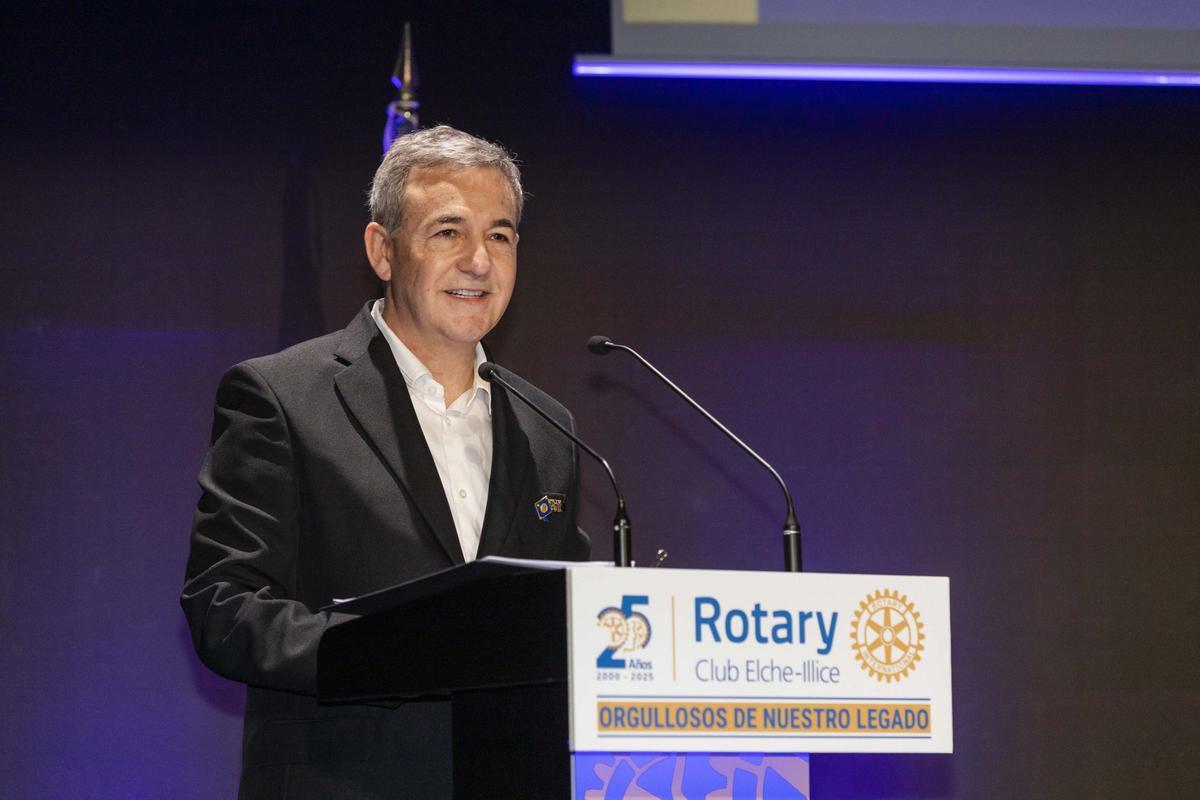La gala por los 25 años del Rotary Club Elche Illice, en imágenes