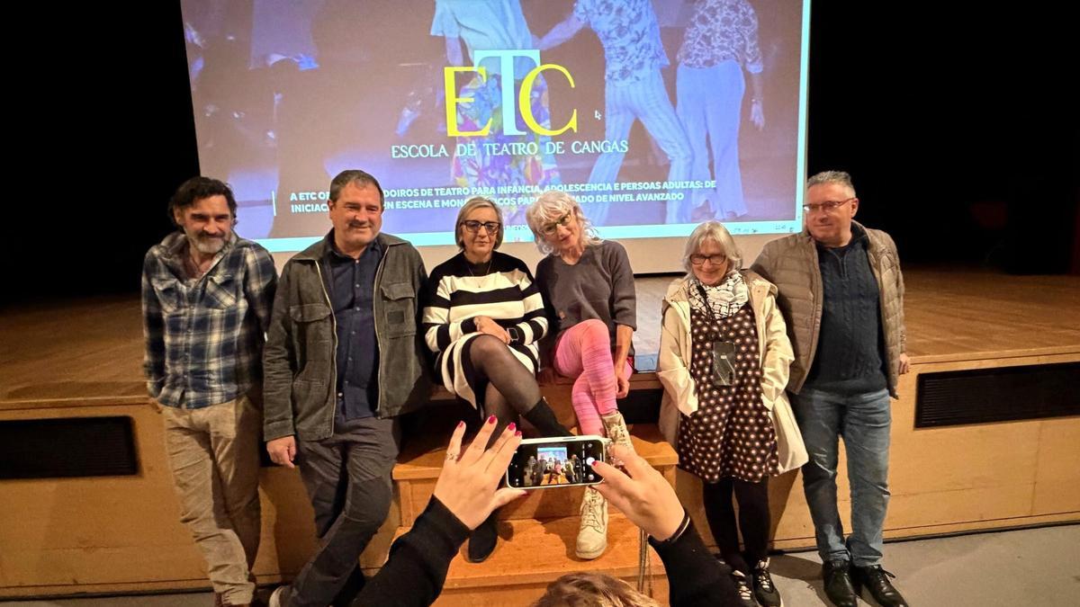 Presentación do novo curso da Escola de Teatro de Cangas (ETC), onte no Auditorio.