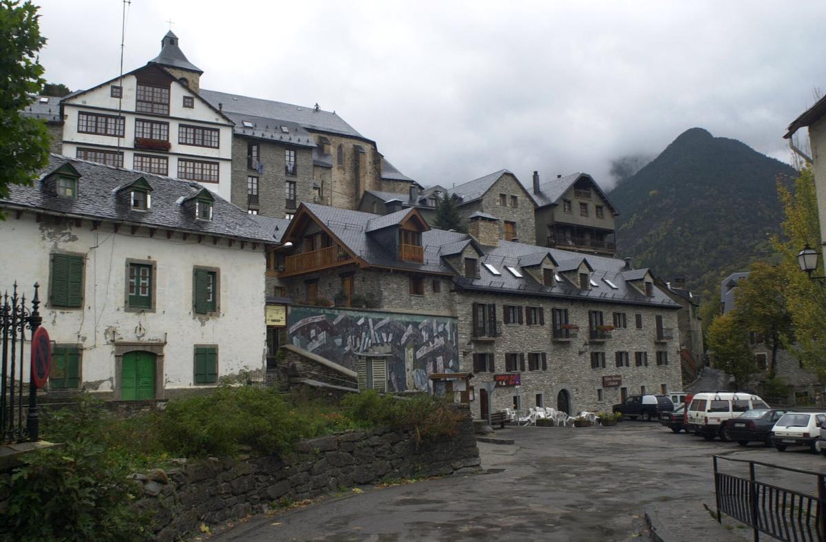 Vista del centro de Sallent.