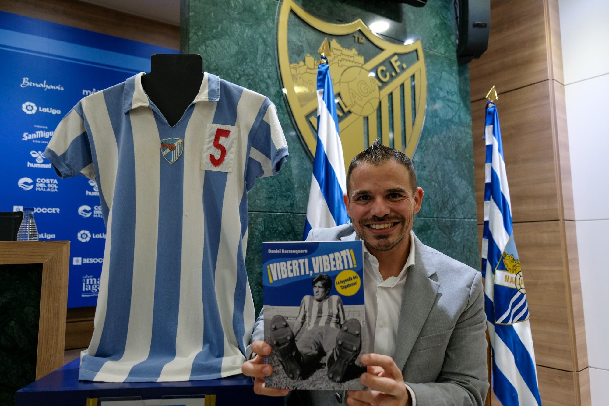 Presentación del libro &#039;¡Viberti, Viberti! La leyenda del ‘Zapatones’ en la Rosaleda