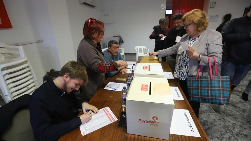 Un momento de las votaciones