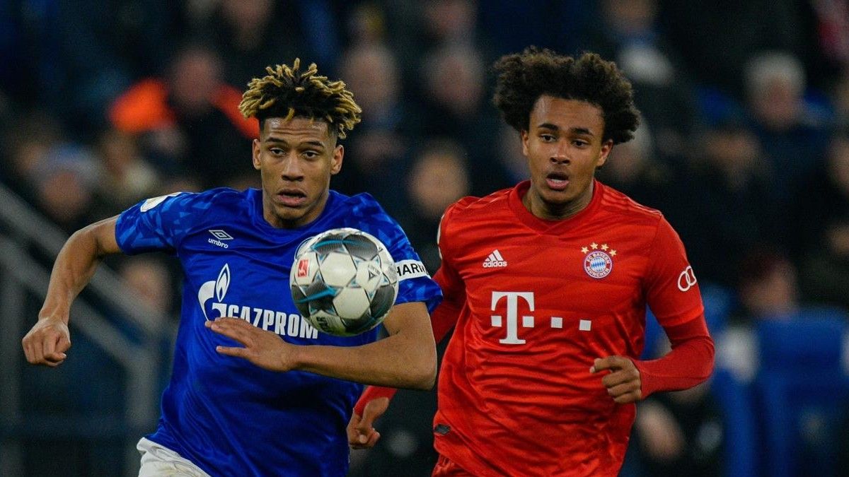 Todibo durante un encuentro de Bundesliga contra el Bayern en su cesión al Schalke 04