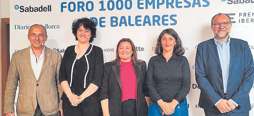 Hans Lenz, Sara Lorenzo, Mercedes Garrido, Marisa Goñi y Bartomeu Matamales.