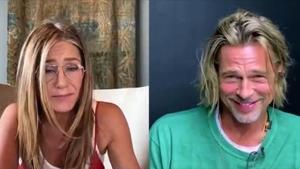 Brad Pitt y Jennifer Aniston participaron en una lectura de guion por videoconferencia organizada por la oenegé de Sean Penn.