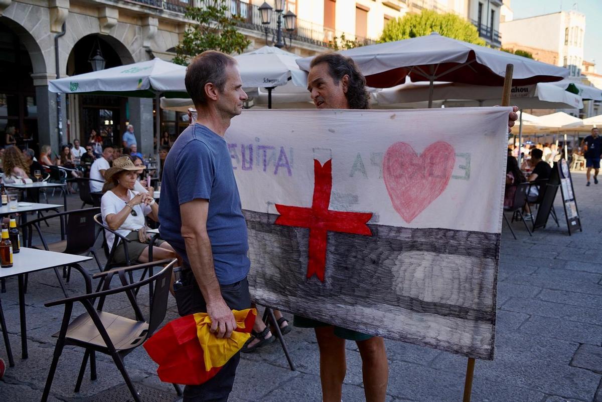Concentración en Zamora por Ceuta Concentración en Zamora por Ceuta