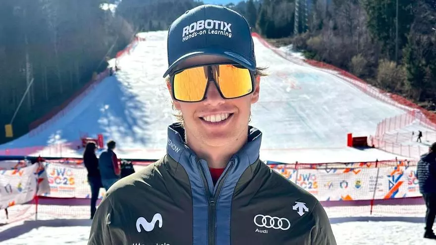 Aleix Aubert firma un resultado histórico para España en el Campeonato del Mundo Junior de Slalom