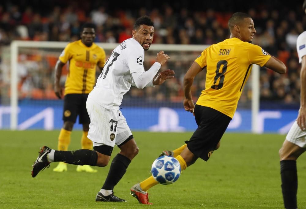 Valencia CF - Young Boys, en imágenes