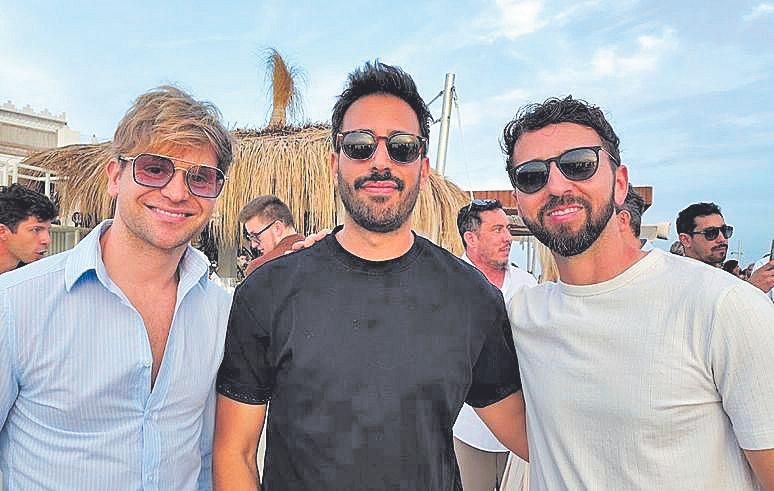 Juan Carlos Sánchez, Iván Fuster y Ángel Gallego.