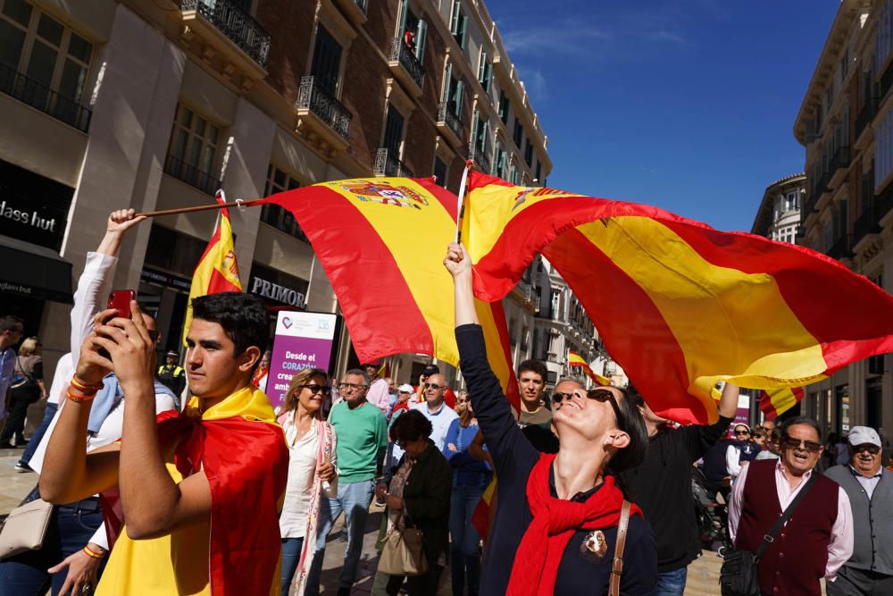 Manifestación por la unidad de España en Málaga