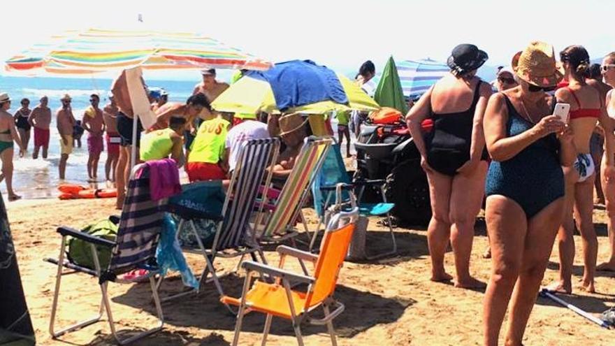 Fallece una mujer en la playa del Racó de Cullera