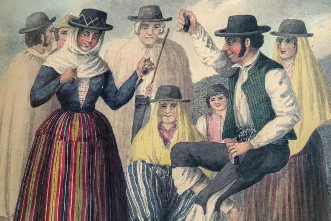 Así es como se vestía una mujer canaria de ciudad a finales del siglo XVIII