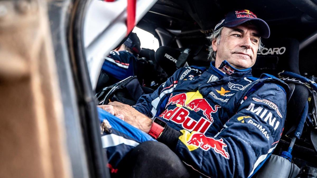 Carlos Sainz , sin suerte en el Dakar 2019
