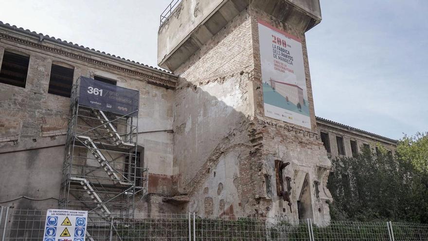 La fàbrica dels Panyos deixa enrere anys d’oblit i es restaura amb 4 milions