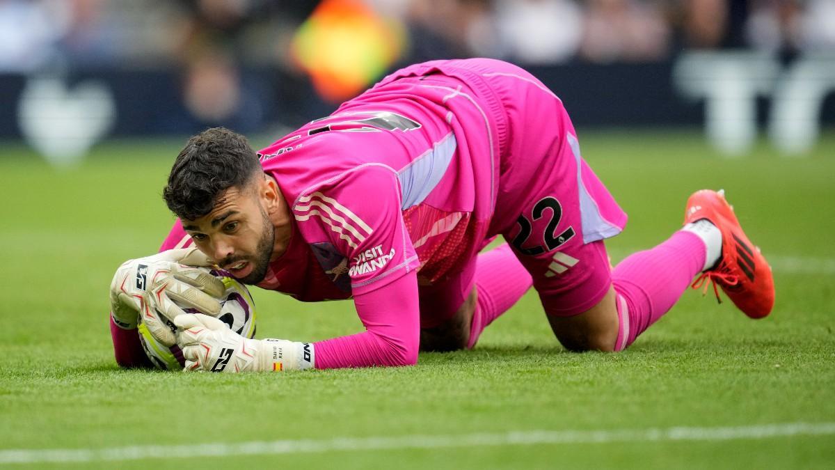 David Raya firmó una doble parada espectacular