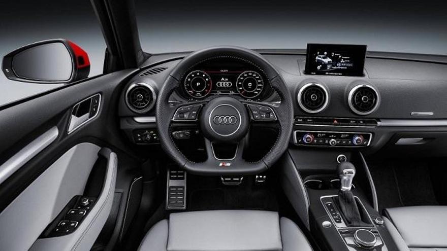 Una imagen del interior del Audi A3 Sportback.