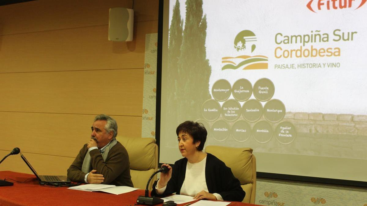 Paisaje, historia y vino, ejes promocionales de la Campiña Sur en Fitur