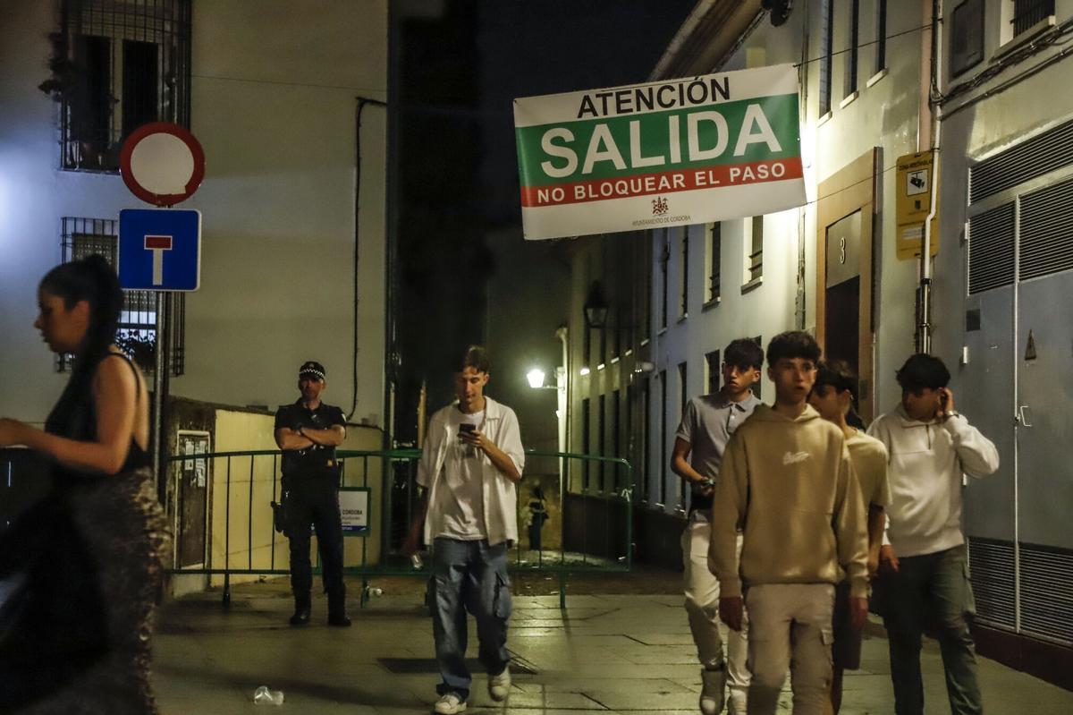 Zona de salida de la cruz de Santa Marina.