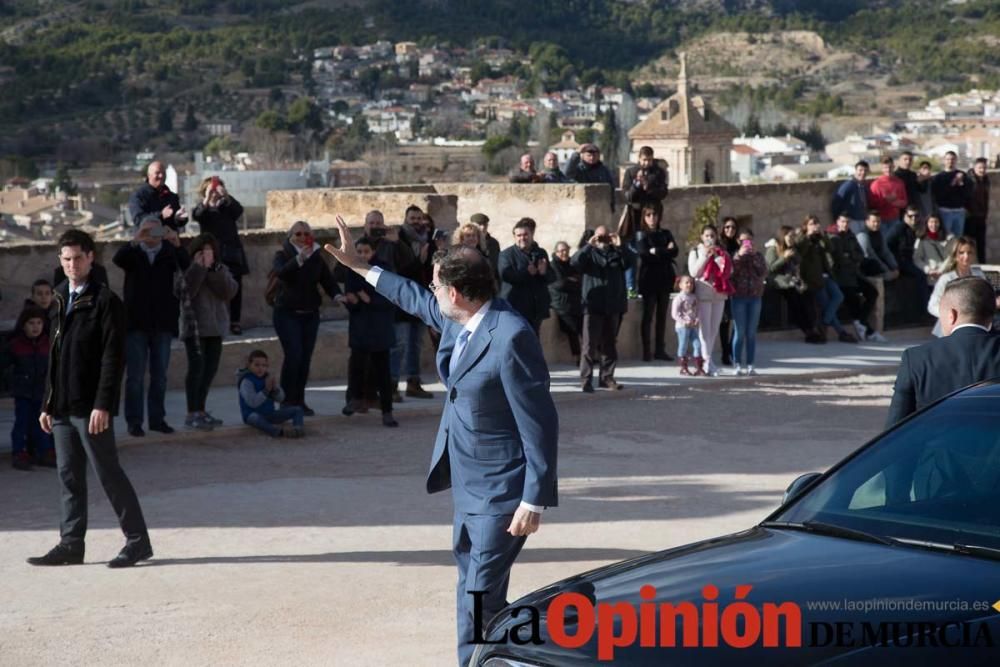 Visita de Mariano Rajoy a Caravaca