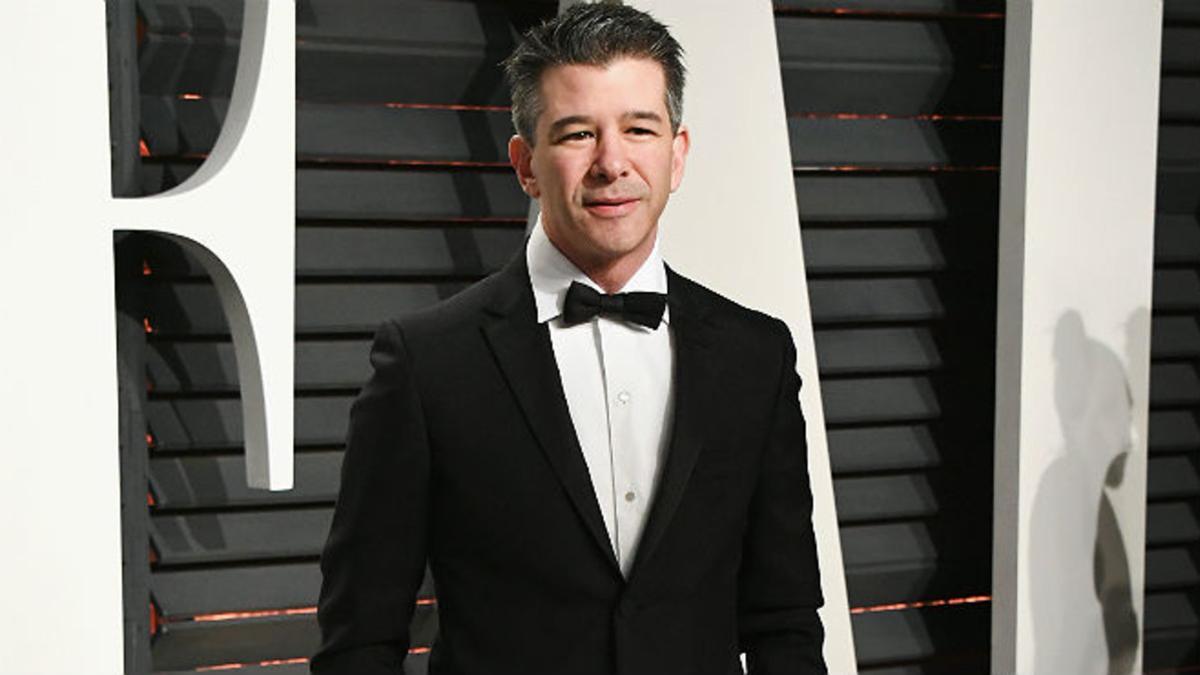 Travis Kalanick, jefe fundador de Uber, el pasado lunes, en la fiesta de 'Vanity Fair', en Hollywood.