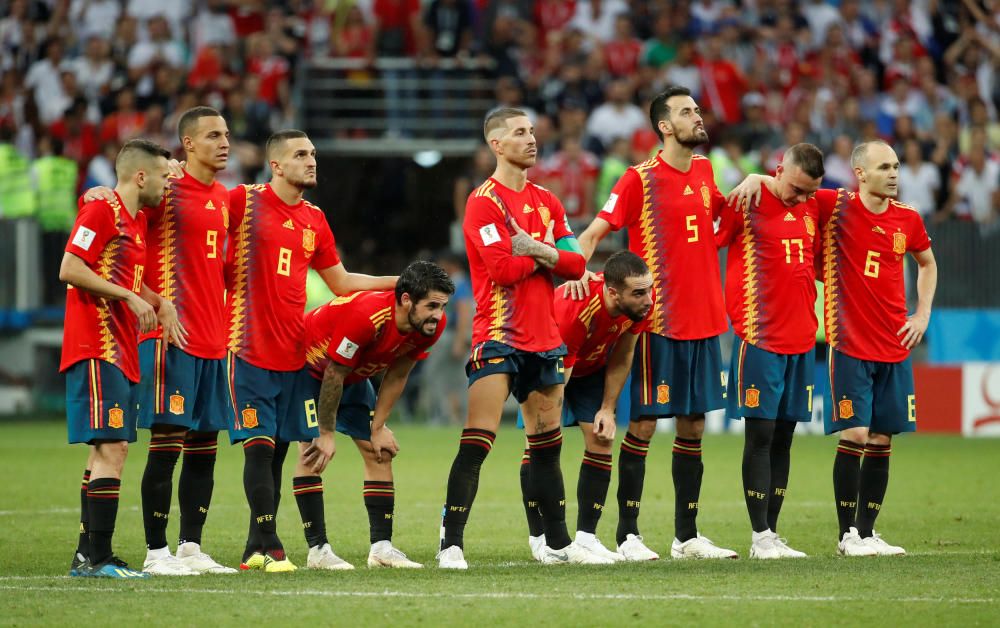 Decepción entre los jugadores de España tras la el