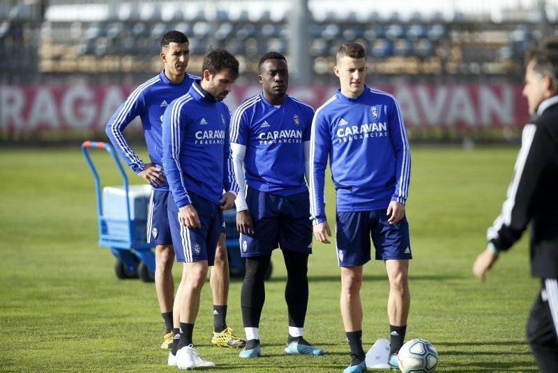 Entrenamiento del Real Zaragoza el 30 de enero