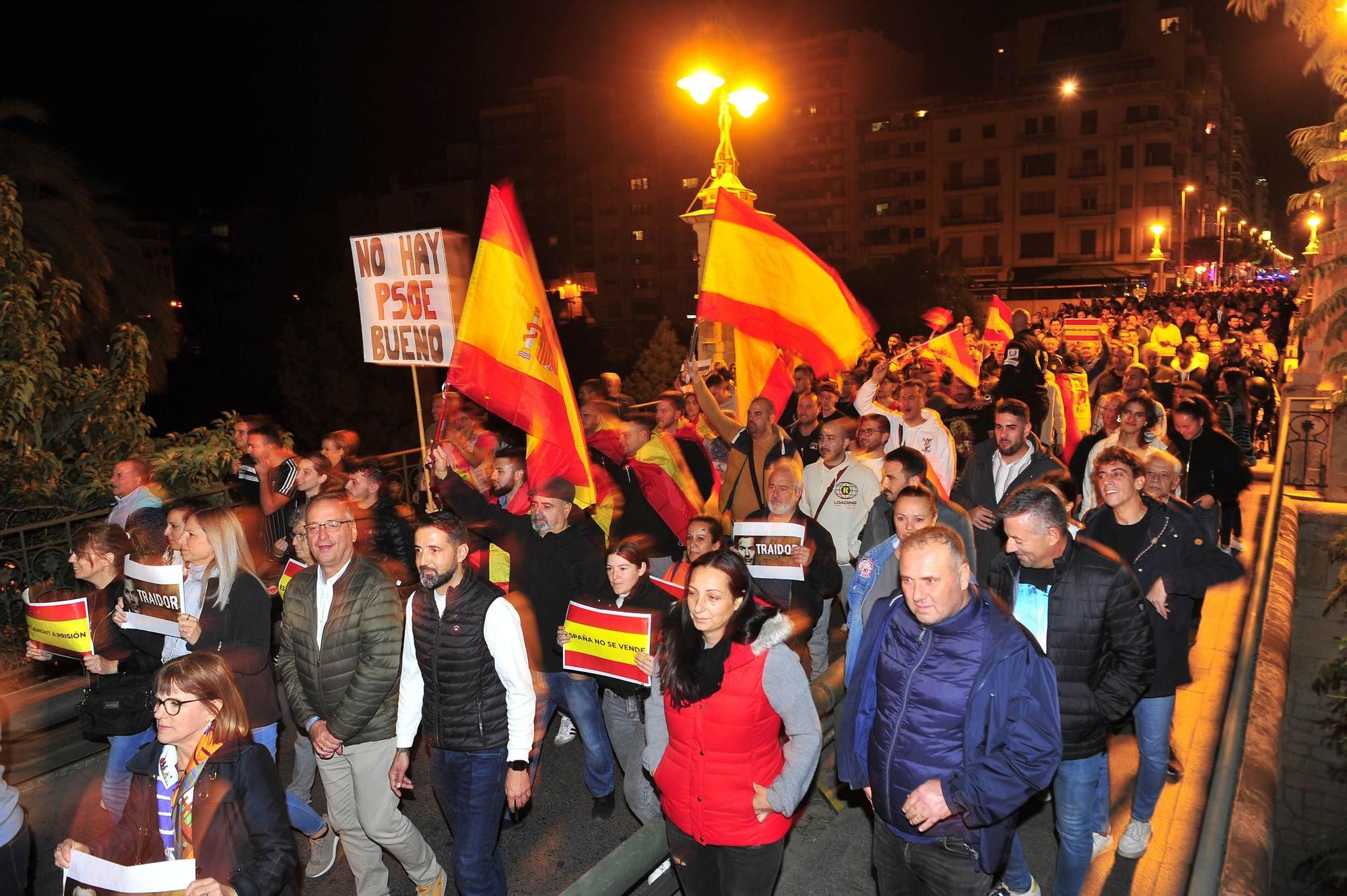 Manifestacion contra la Anmistia en Elche