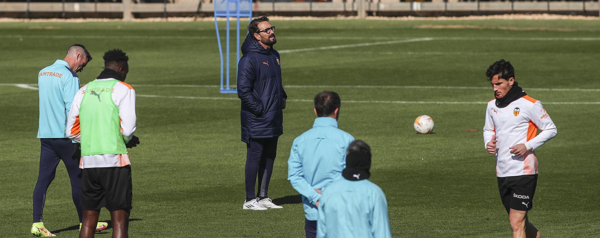 Las imágenes del entrenamiento de hoy del Valencia CF