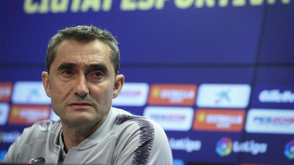 Ernesto Valverde toma la palabra