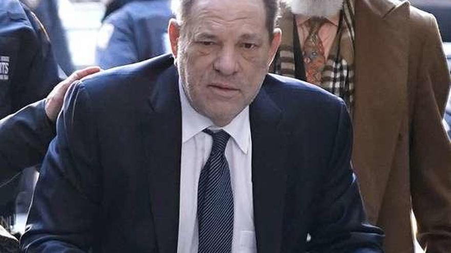 El exproductor de cine Harvey Weinstein.