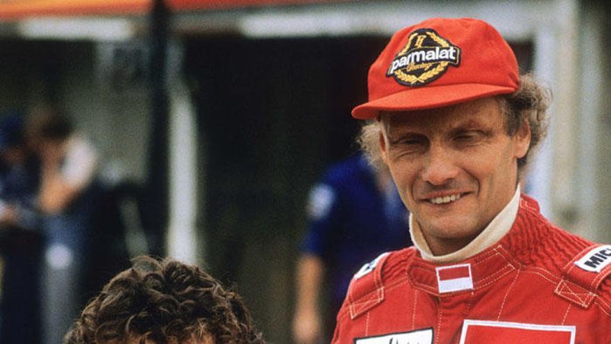 Prost, campeón mundial en 1985 y 1986, y Lauda, ganador en 1984.