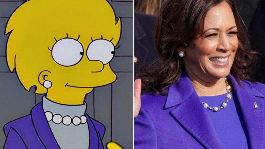 Otra predicción de &#039;Los Simpson&#039;: Kamala Harris y la presidenta Lisa