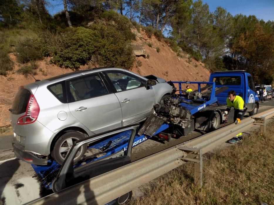 Accident mortal a Sant Salvador de Guardiola