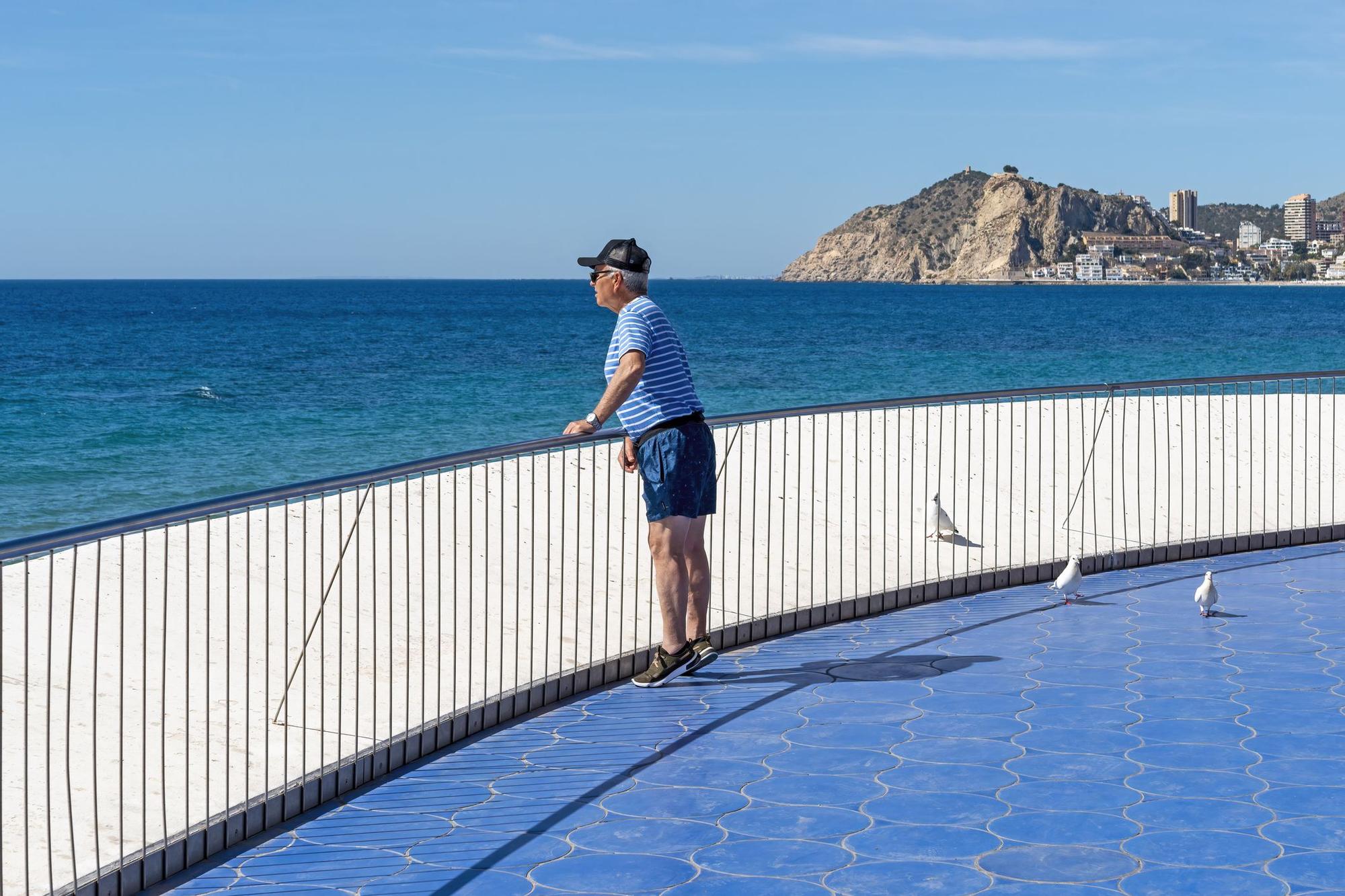 Turista en Benidorm.