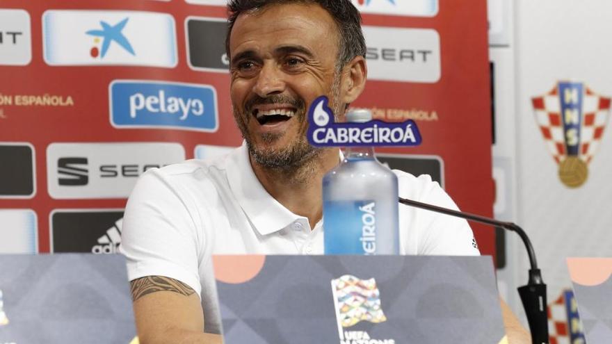 El seleccionador nacional Luis Enrique. // @SeFútbol