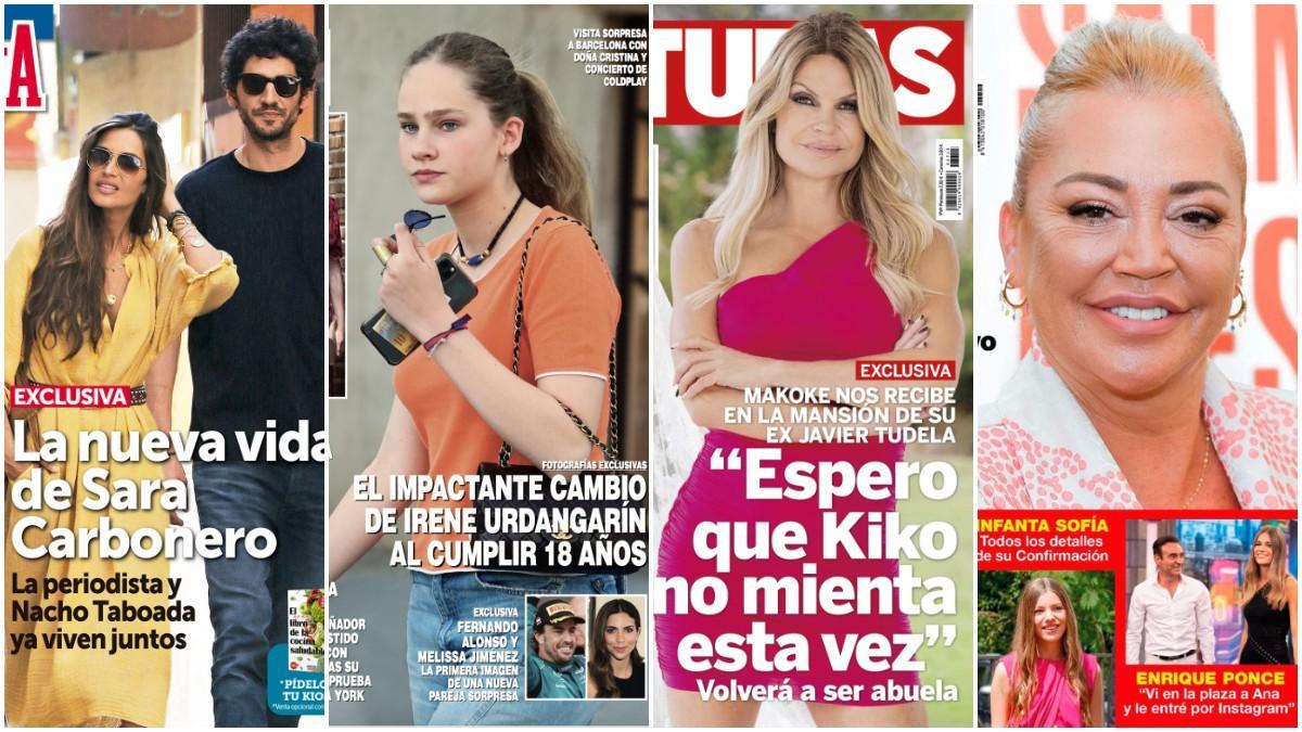 Todo sobre los famosos en las portadas del corazón de hoy, 31 de mayo