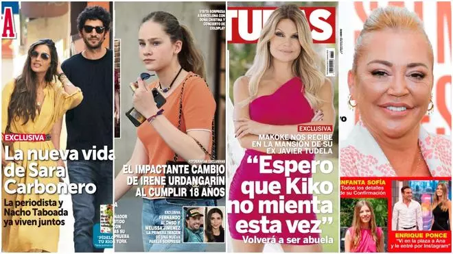 Todo sobre los famosos en las portadas del corazón de hoy, 31 de mayo