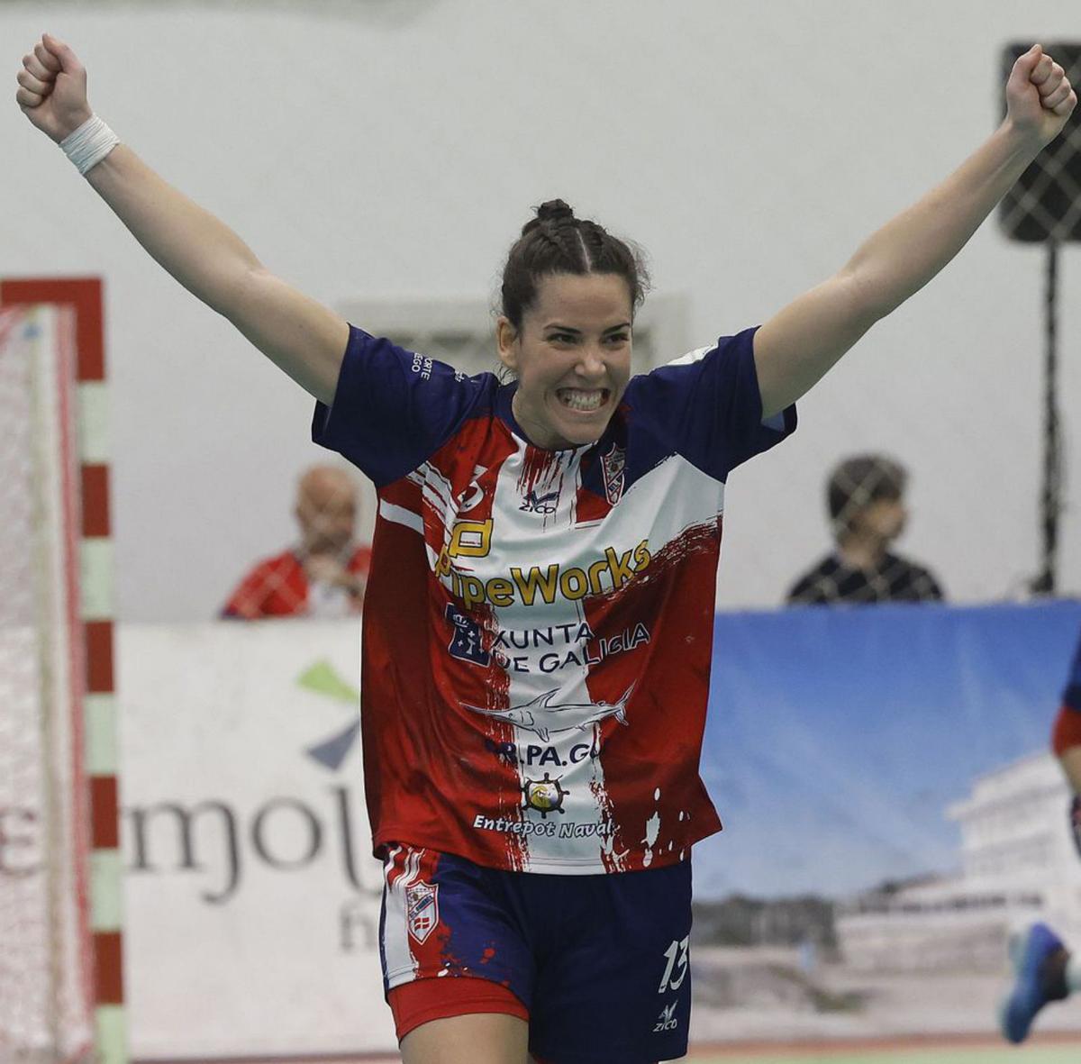 Las jugadoras del Guardés celebran la victoria.  | // RICARDO GROBAS