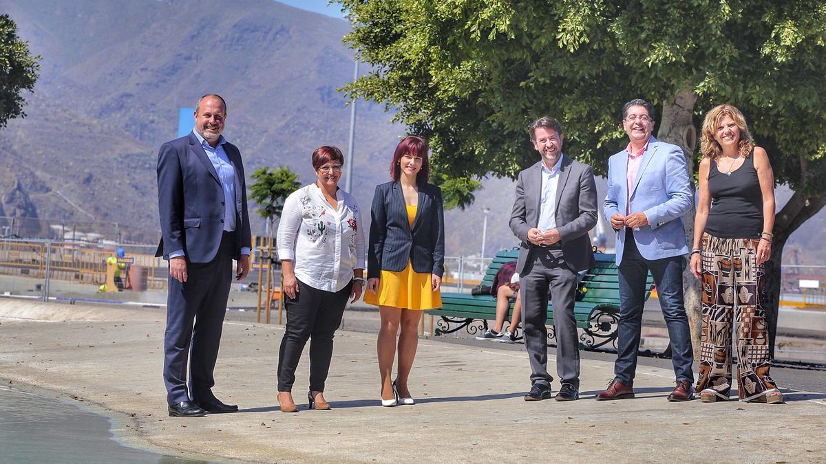 Seis de los candidatos a la presidencia del Cabildo de Tenerife en 2019.