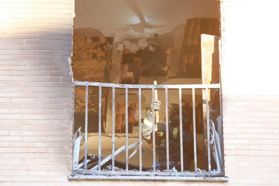 Incendio en una vivienda en Pinilla (Zamora)