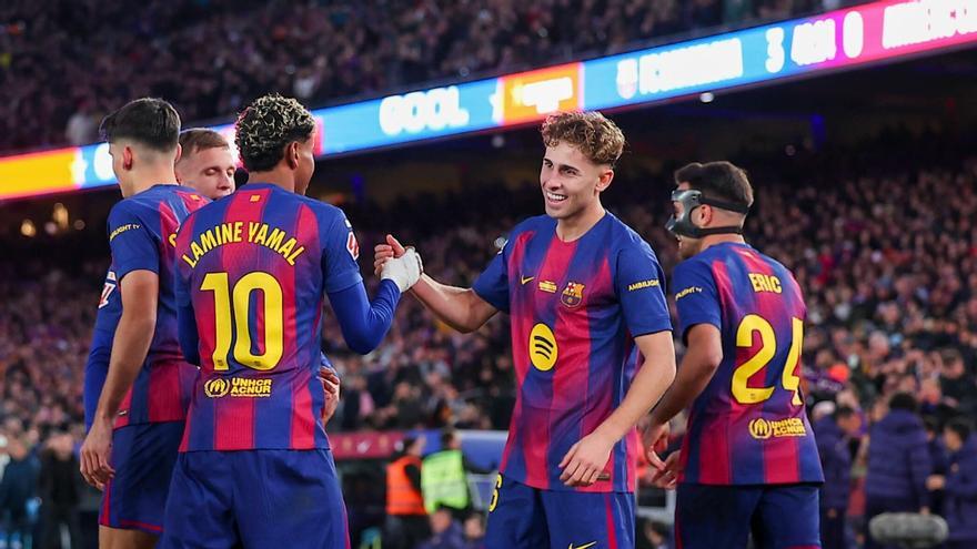 La alineación del FC Barcelona frente al Real Madrid