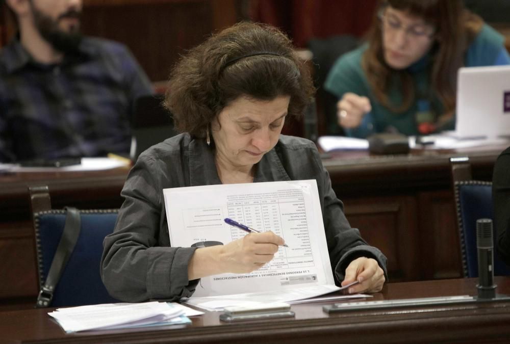 Pleno del Parlament del 5 de abril