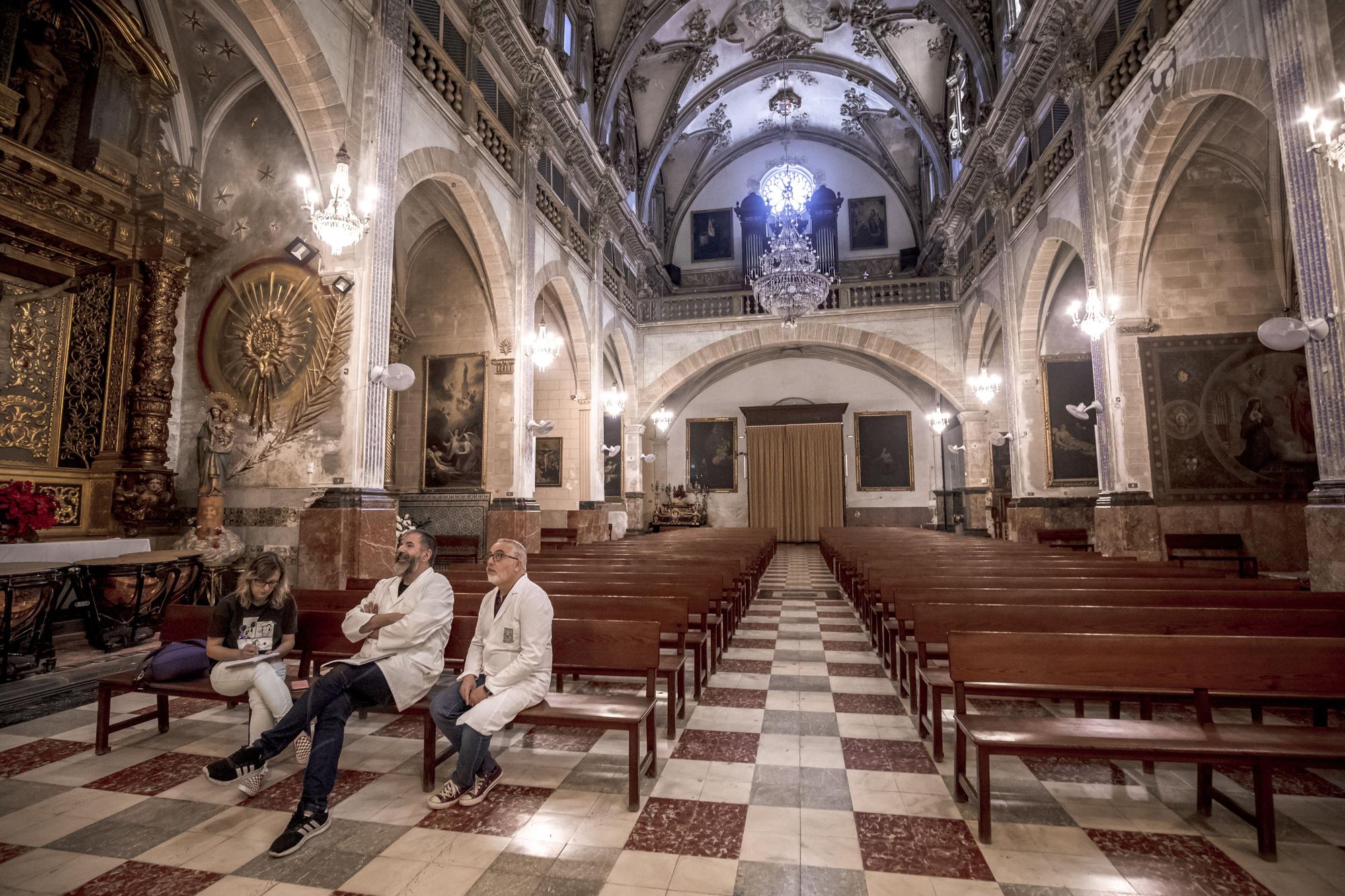 Así es la impresionante iglesia de Montesión, que se someterá a una restauración.