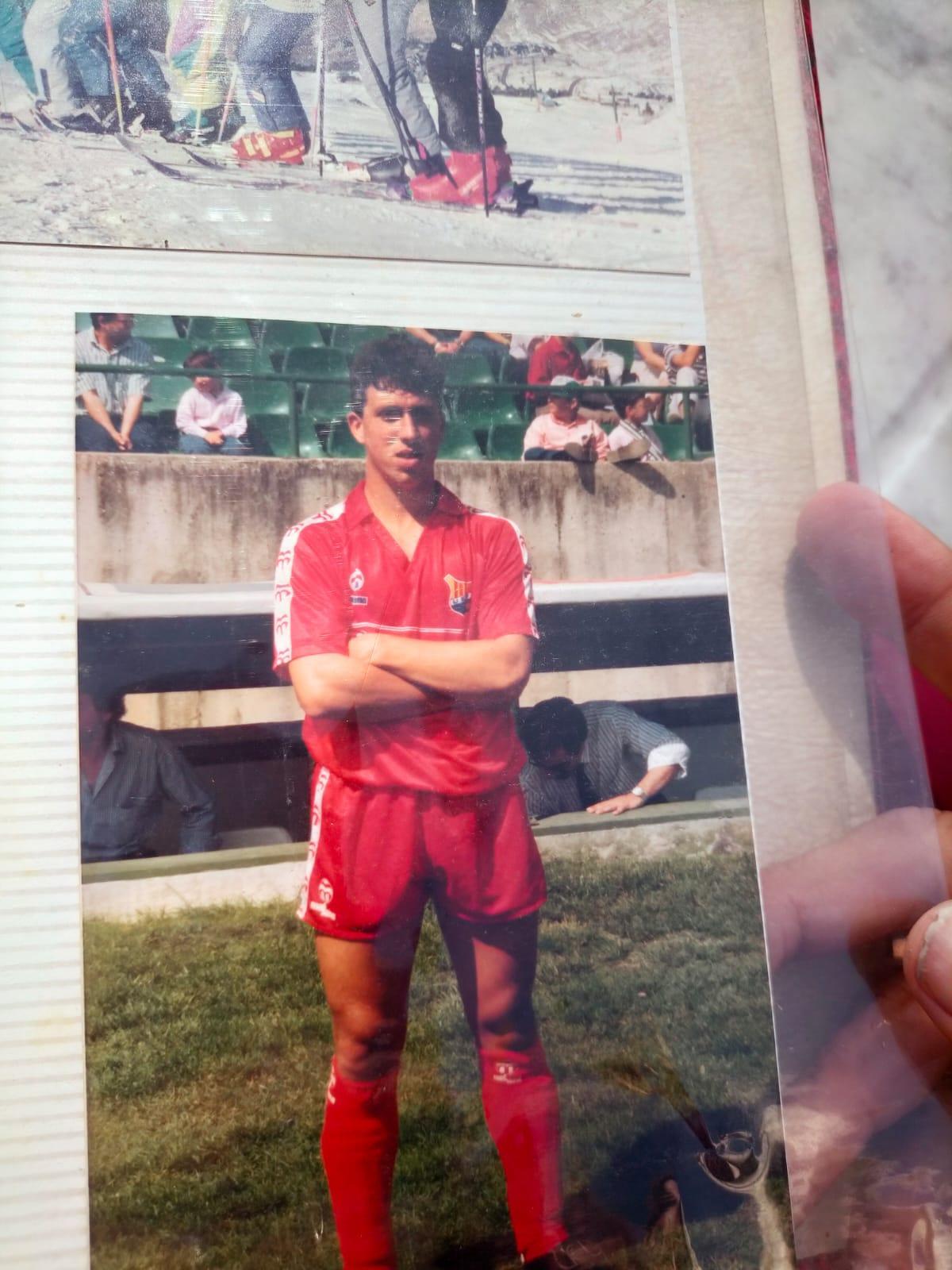 Abans del Betis-Figueres, al Benito Villamarín l'any 1990