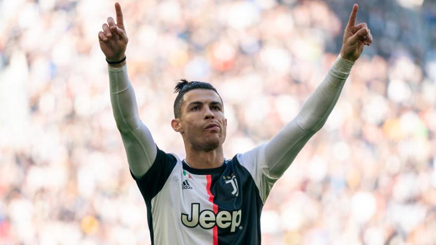 Cristiano Ronaldo, en un partido de la Juventus.