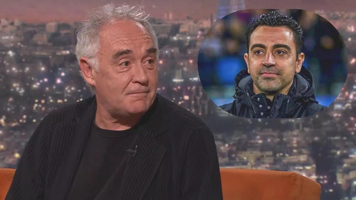 Ferran Adrià desvela en Col·lapse la frase que le dijo Xavi Hernández Ferran Adrià desvela en Col·lapse la frase que le dijo Xavi Hernández